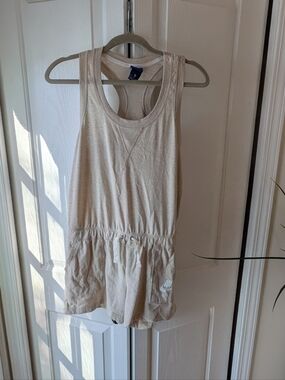Nike Beige Tank Racerback Romper